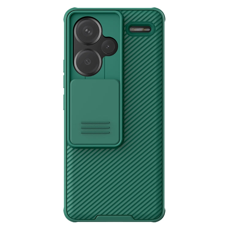 For Xiaomi Redmi Note 13 Pro+ 5G NILLKIN CamShield Pro PC Phone Case(Green) - Xiaomi Cases by NILLKIN | Online Shopping UK | buy2fix