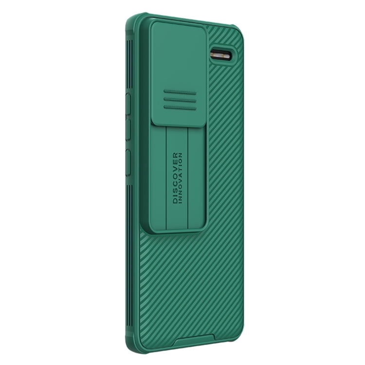 For Xiaomi Redmi Note 13 Pro+ 5G NILLKIN CamShield Pro PC Phone Case(Green) - Xiaomi Cases by NILLKIN | Online Shopping UK | buy2fix