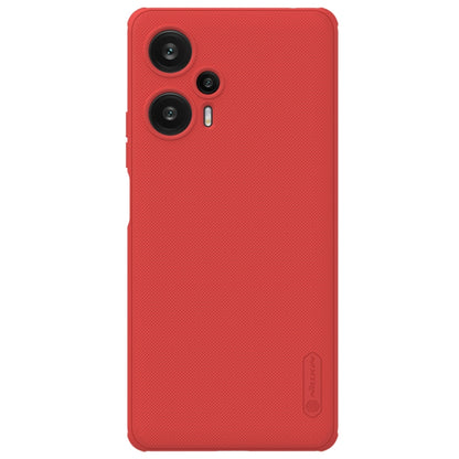 For Xiaomi Redmi Note 12 Turbo / Poco F5 NILLKIN Frosted Shield Pro PC + TPU Phone Case(Red) - Xiaomi Cases by NILLKIN | Online Shopping UK | buy2fix