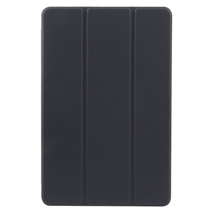 For Xiaomi Pad 6 / Pad 6 Pro Three-fold Holder Flip Tablet Leather Case(Black) -  by buy2fix | Online Shopping UK | buy2fix