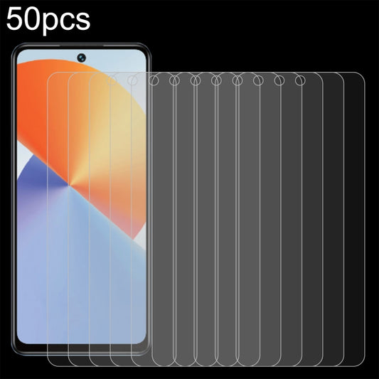 For Infinix Note 30 5G 50pcs 0.26mm 9H 2.5D Tempered Glass Film - Infinix Tempered Glass by buy2fix | Online Shopping UK | buy2fix