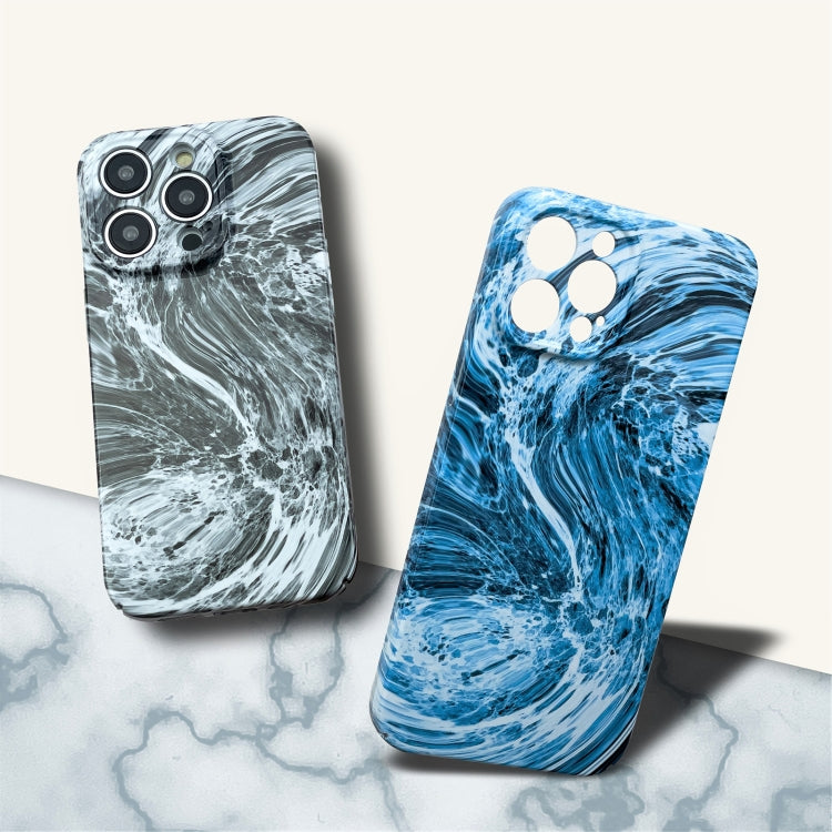 For iPhone 8 Plus / 7 Plus Marble Pattern Phone Case(Black White) - More iPhone Cases by buy2fix | Online Shopping UK | buy2fix
