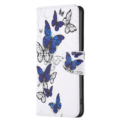 For Xiaomi Redmi 12 4G Colored Drawing Pattern Leather Phone Case(Butterflies) - Xiaomi Cases by buy2fix | Online Shopping UK | buy2fix