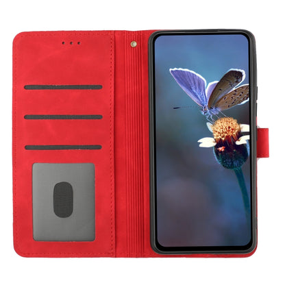 For Xiaomi Redmi 9C Flower Embossing Pattern Leather Phone Case(Red) - Xiaomi Cases by buy2fix | Online Shopping UK | buy2fix