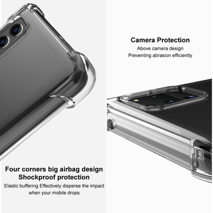 For Xiaomi 13 Ultra 5G imak Shockproof Airbag TPU Phone Case(Transparent Black) - 13 Ultra Cases by imak | Online Shopping UK | buy2fix