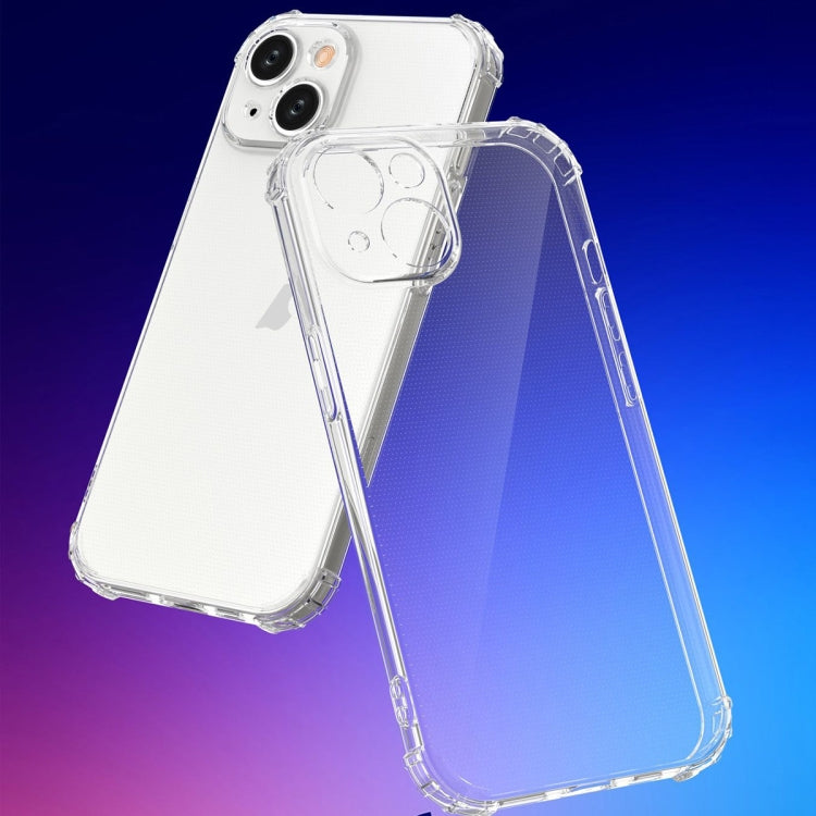 For iPhone 15 Plus Four-Corner Shockproof Clear TPU Phone Case(Transparent) - iPhone 15 Plus Cases by buy2fix | Online Shopping UK | buy2fix