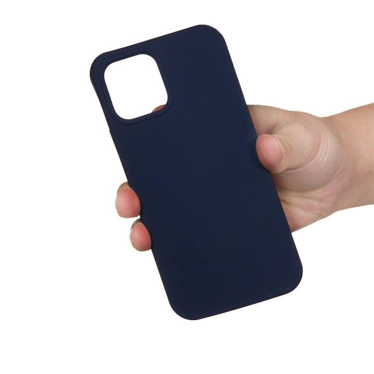 For iPhone 15 Plus Solid Color Silicone Phone Case(Midnight Blue) - iPhone 15 Plus Cases by buy2fix | Online Shopping UK | buy2fix