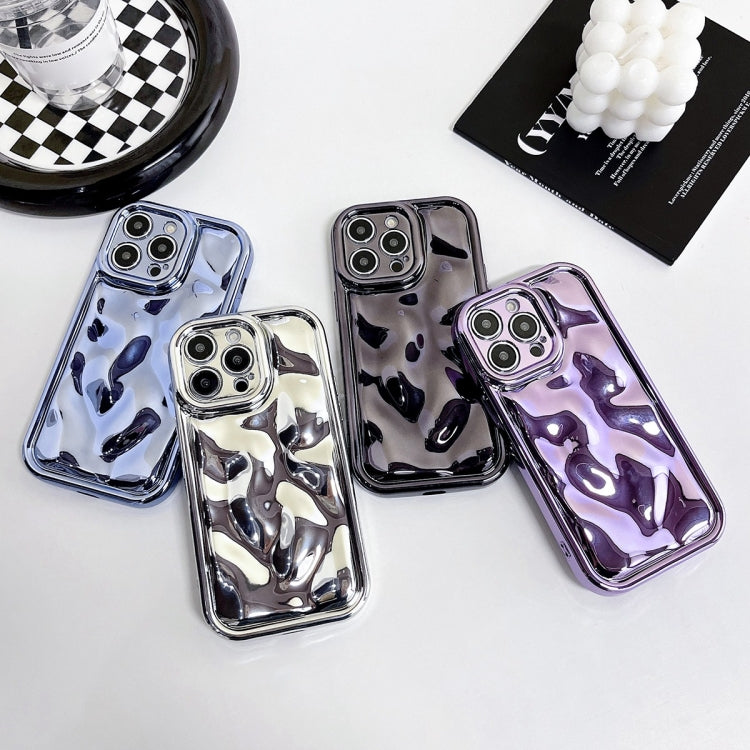 For iPhone 11 Pro Max Electroplating Meteorite Texture TPU Phone Case(Black) - iPhone 11 Pro Max Cases by buy2fix | Online Shopping UK | buy2fix