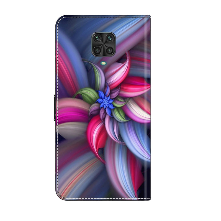 For Xiaomi Redmi Note 9 Pro Crystal 3D Shockproof Protective Leather Phone Case(Colorful Flower) - Xiaomi Cases by buy2fix | Online Shopping UK | buy2fix