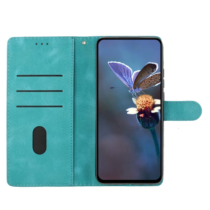 For Xiaomi Redmi Note 12 5G Flower Butterfly Embossing Pattern Leather Phone Case(Sky Blue) - Note 12 Cases by buy2fix | Online Shopping UK | buy2fix