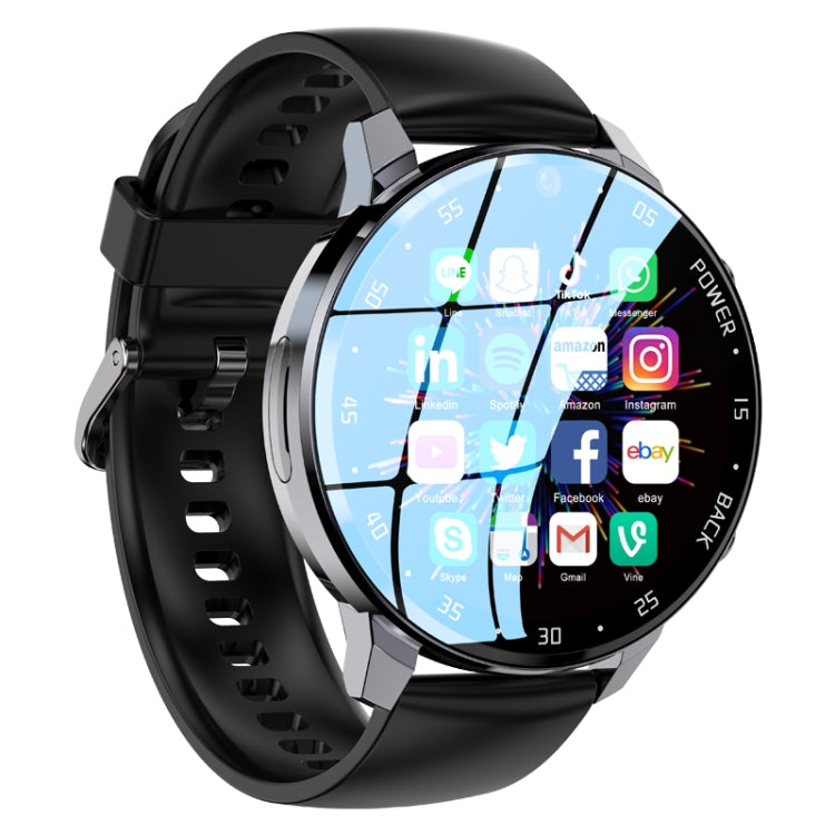 A3 1.43 inch IP67 Waterproof 4G Android 8.1 Smart Watch Support Face Recognition / GPS, Specification:2G+16G(Black) - Android Watch by buy2fix | Online Shopping UK | buy2fix
