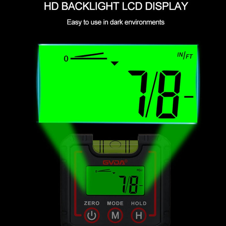 GVDA GD450M Digital Protractor 360 Degree High Precision Measuring Instrument - Laser Rangefinder by GVDA | Online Shopping UK | buy2fix