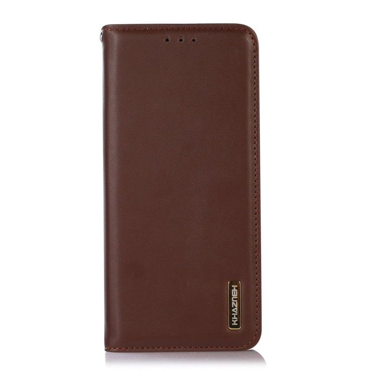 For Nokia C110 KHAZNEH Nappa Top Layer Cowhide Leather Phone Case(Brown) - Nokia Cases by buy2fix | Online Shopping UK | buy2fix