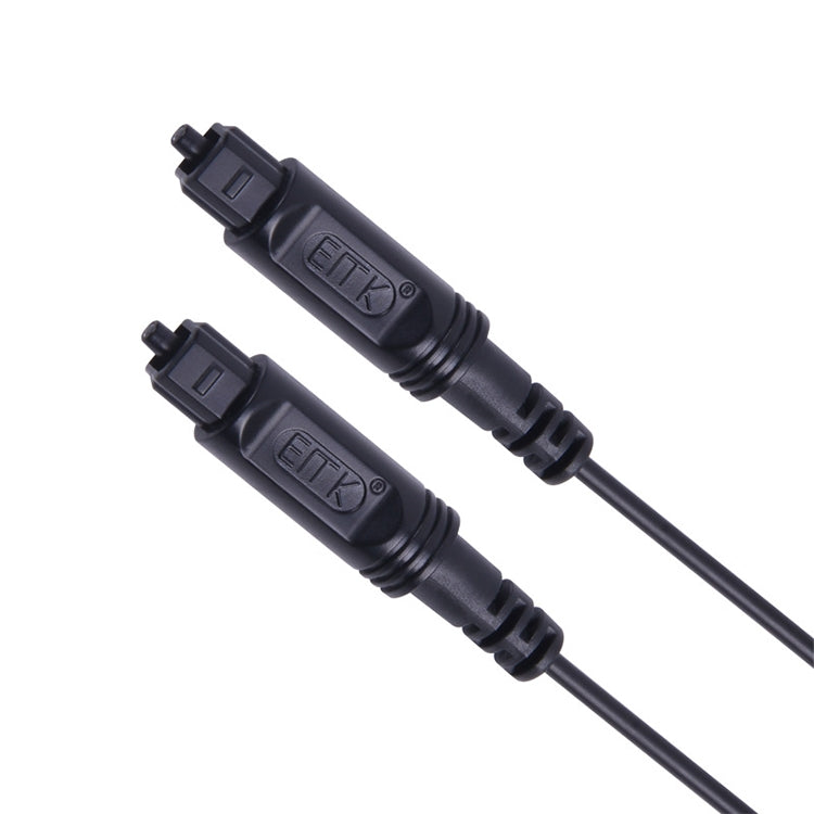 5m EMK OD2.2mm Digital Audio Optical Fiber Cable Plastic Speaker Balance Cable(Black) - Audio Optical Cables by EMK | Online Shopping UK | buy2fix