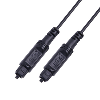 25m EMK OD2.2mm Digital Audio Optical Fiber Cable Plastic Speaker Balance Cable(Black) - Audio Optical Cables by EMK | Online Shopping UK | buy2fix