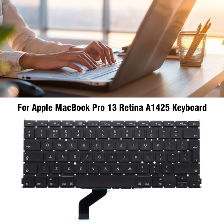 For MacBook Pro 13.3 A1425 2012 FBA US Version Laptop Keyboard - Keyboard by buy2fix | Online Shopping UK | buy2fix