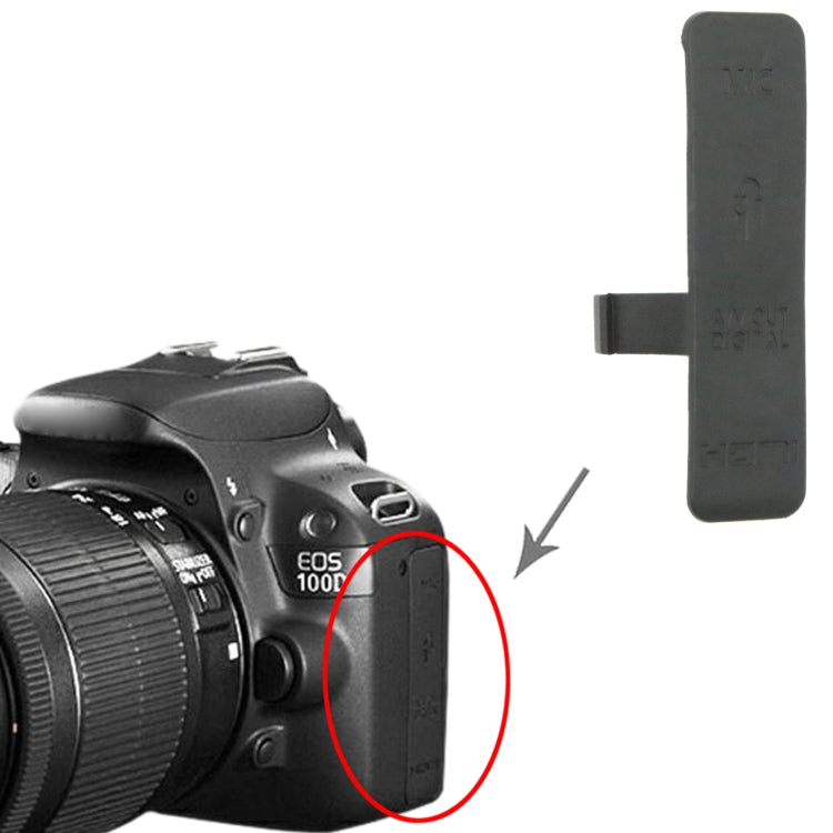 For Canon EOS 100D OEM USB Cover Cap - USB Cover Cap by buy2fix | Online Shopping UK | buy2fix