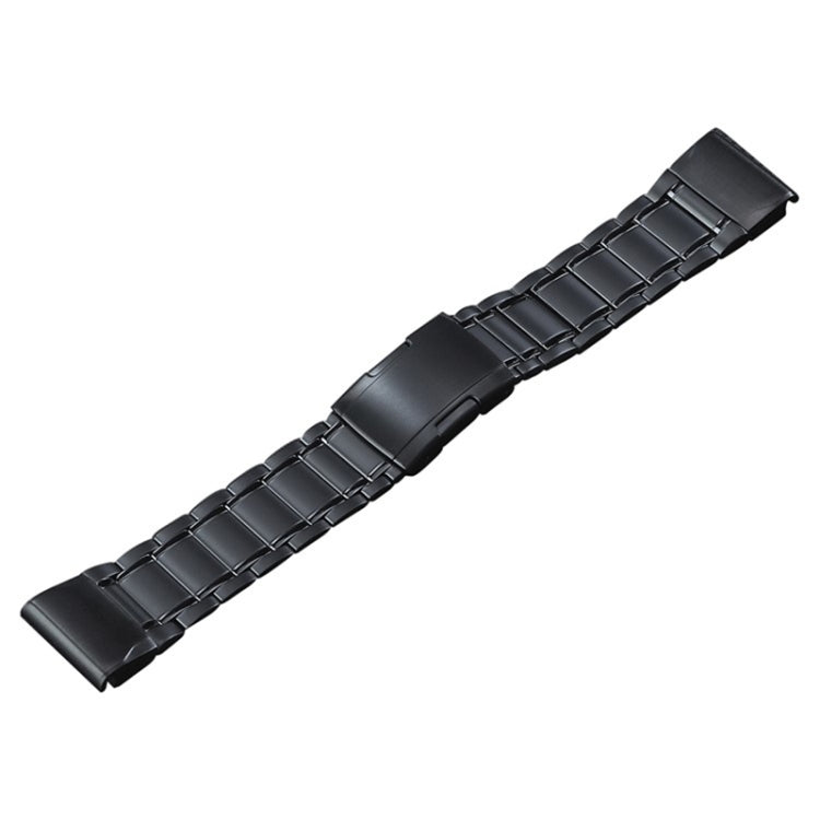 For Garmin Forerunner 965/955/945/935 22mm Quick Release Five Bead Titanium Steel Watch Band(Black) - Watch Bands by buy2fix | Online Shopping UK | buy2fix