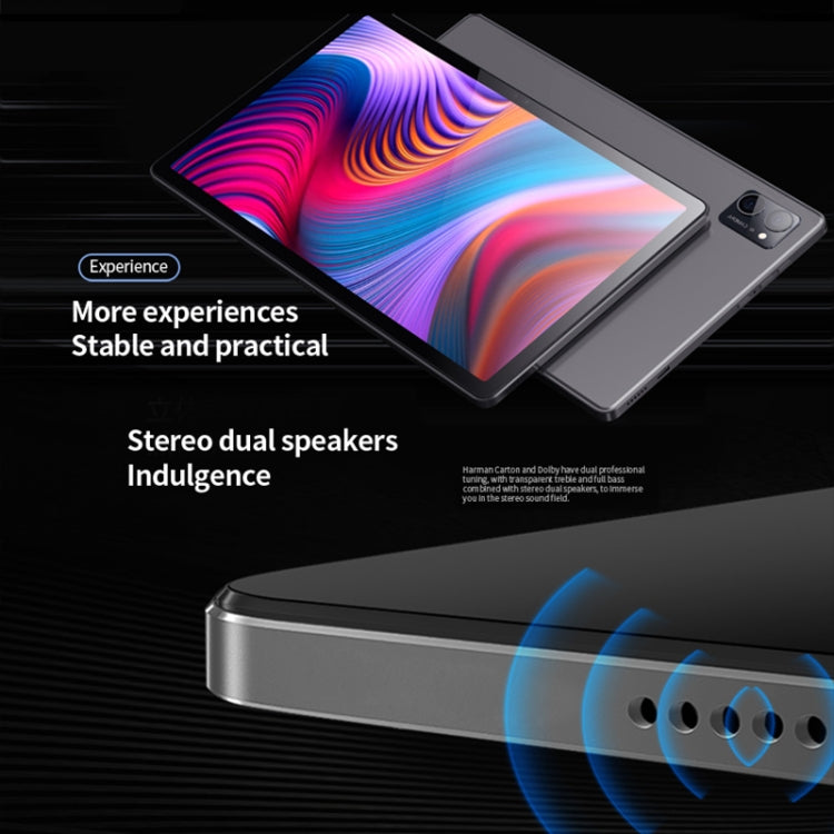 BDF P60 4G LTE Tablet PC 10.1 inch, 8GB+256GB, Android 12 MTK6762 Octa Core, Support Dual SIM, EU Plug(Blue) - BDF by BDF | Online Shopping UK | buy2fix
