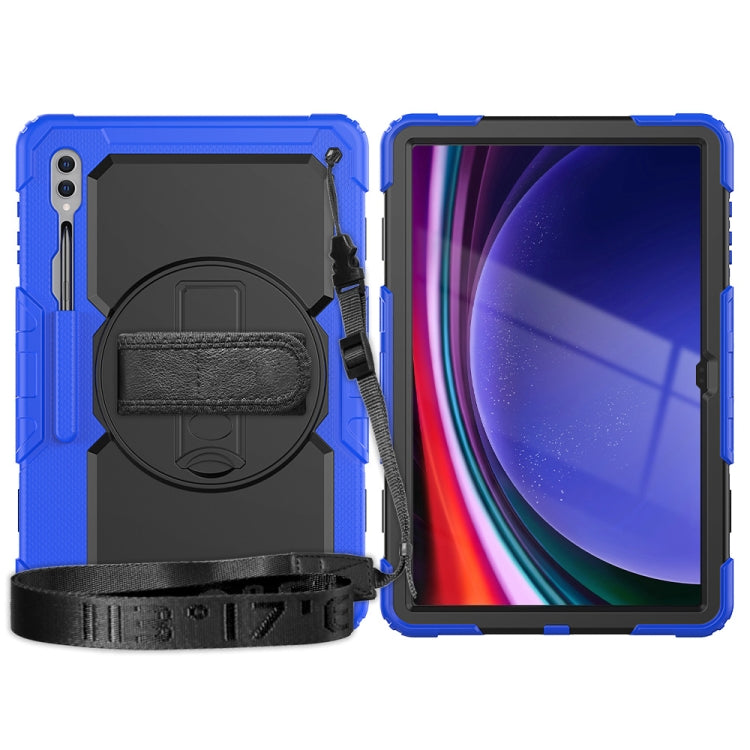 For Samsung Galaxy Tab S9 Ultra / S8 Ultra Silicone + PC Tablet Case(Dark Blue+Black) - Galaxy Tab S9 Ultra Cases by buy2fix | Online Shopping UK | buy2fix