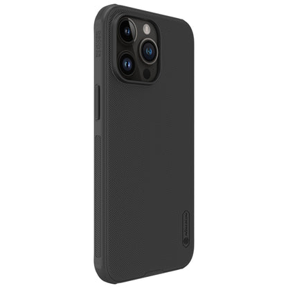 For iPhone 15 Pro Max NILLKIN Frosted Shield Pro PC + TPU Phone Case(Black) - iPhone 15 Pro Max Cases by NILLKIN | Online Shopping UK | buy2fix