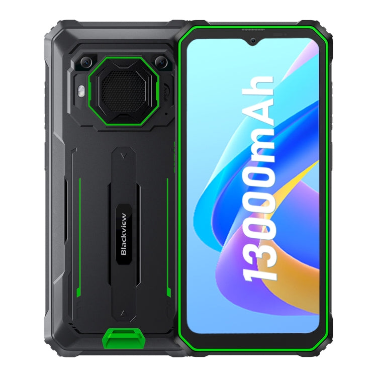 Blackview BV6200 Pro, 6GB+128GB, IP68/IP69K/MIL-STD-810H, 6.56 inch Android 13 MediaTek Helio P35 Octa Core, Network: 4G, OTG, NFC(Green) - Blackview by Blackview | Online Shopping UK | buy2fix