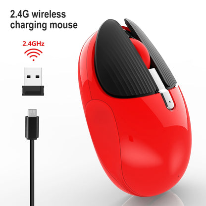 HXSJ M106 2.4GHZ 1600dpi Single-mode Wireless Mouse USB Rechargeable(Red) -  by HXSJ | Online Shopping UK | buy2fix