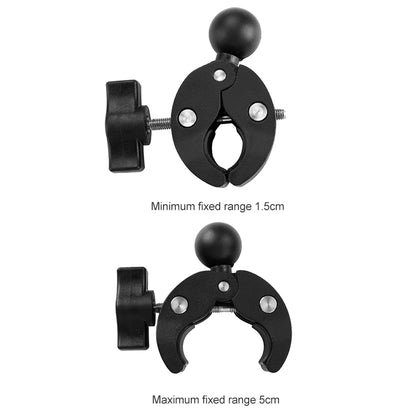 Motorcycle Dual-heads Crabs Clamps Handlebar Fixed Mount, Length:28cm - Mount & Holder by buy2fix | Online Shopping UK | buy2fix