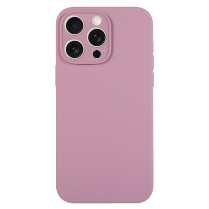 For iPhone 15 Pro Max Pure Color Liquid Silicone Fine Pore Phone Case(Black Currant) - iPhone 15 Pro Max Cases by buy2fix | Online Shopping UK | buy2fix