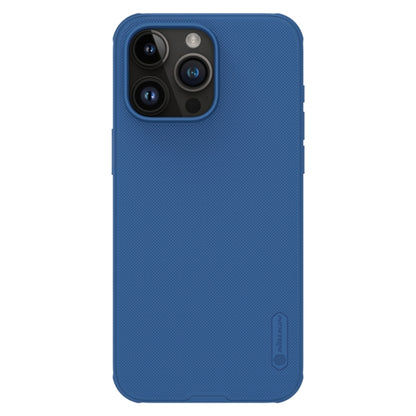 For iPhone 15 Pro Max NILLKIN Frosted Shield Pro Magnetic Magsafe Phone Case(Blue) - iPhone 15 Pro Max Cases by NILLKIN | Online Shopping UK | buy2fix