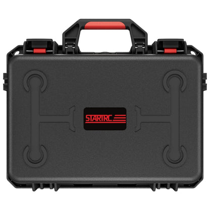 For DJI Mini 4 Pro STARTRC Drone Kit Waterproof ABS Suitcase Storage Box(Black Red) - Carry Cases & Bags by STARTRC | Online Shopping UK | buy2fix