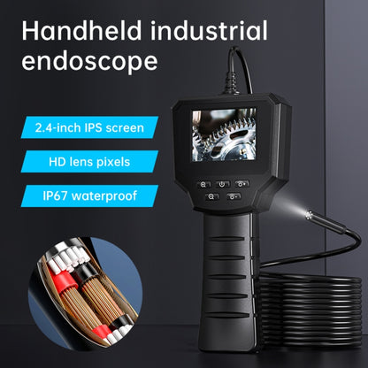 128AV 8mm Lenses Industrial Pipeline Endoscope with 2.4 inch Screen, Spec:3m Tube -  by buy2fix | Online Shopping UK | buy2fix
