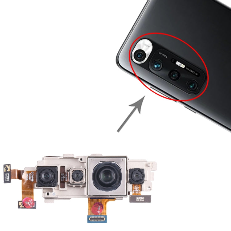 For Xiaomi Mi 10s Original Camera Set (Telephoto + Wide + Portrait + Main Camera) - Camera by buy2fix | Online Shopping UK | buy2fix