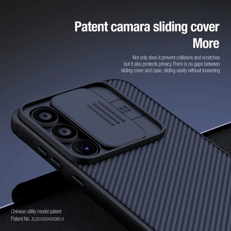 For Samsung Galaxy A55 NILLKIN Black Mirror Pro Series Camshield PC Phone Case(Green) - Galaxy Phone Cases by NILLKIN | Online Shopping UK | buy2fix