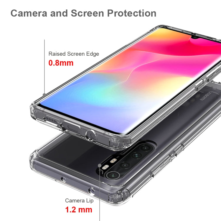 For Xiaomi Mi Note 10 Lite Shockproof Scratchproof TPU + Acrylic Protective Case(Transparent) - Xiaomi Accessories by buy2fix | Online Shopping UK | buy2fix