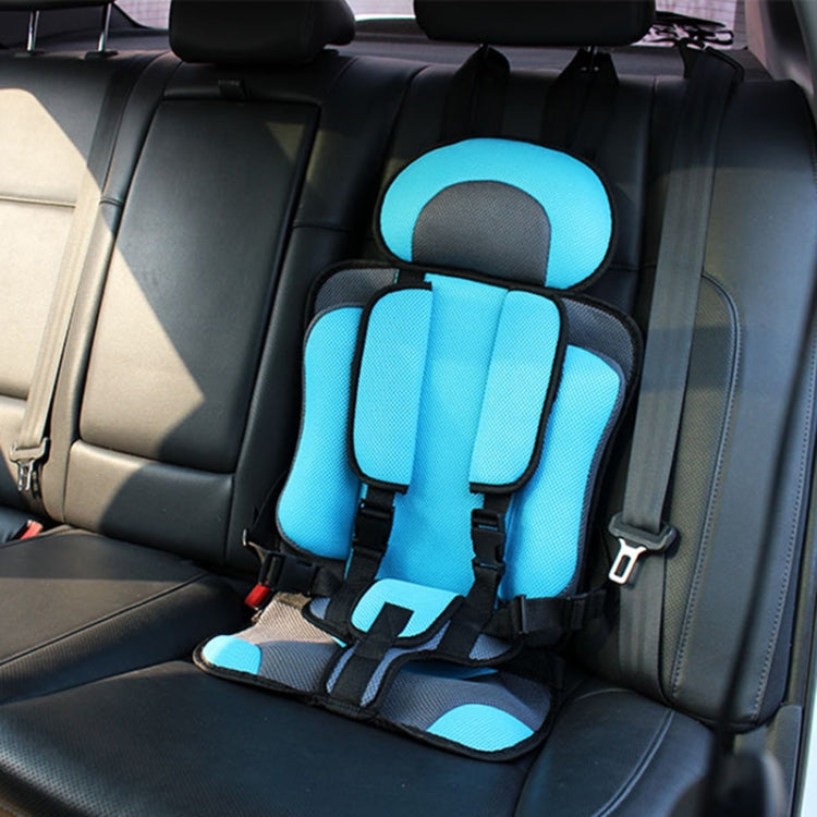 Car Portable Children Safety Seat, Size:54 x 36 x 25cm (For 3-12 Years Old)(Dark Blue + Black) - Seat Accessories by buy2fix | Online Shopping UK | buy2fix