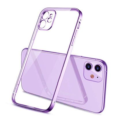 For iPhone 11 Magic Cube Plating TPU Protective Case(Purple) - Apple Accessories by buy2fix | Online Shopping UK | buy2fix