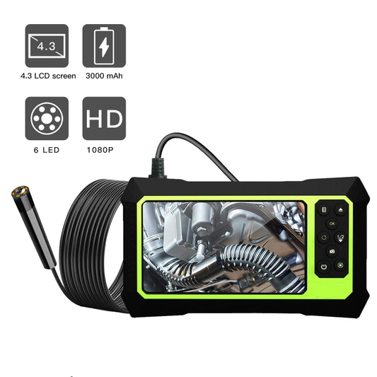 8mm 1080P IP68 Waterproof 4.3 inch Screen Single Camera Digital Endoscope, Line Length:5m - Consumer Electronics by buy2fix | Online Shopping UK | buy2fix