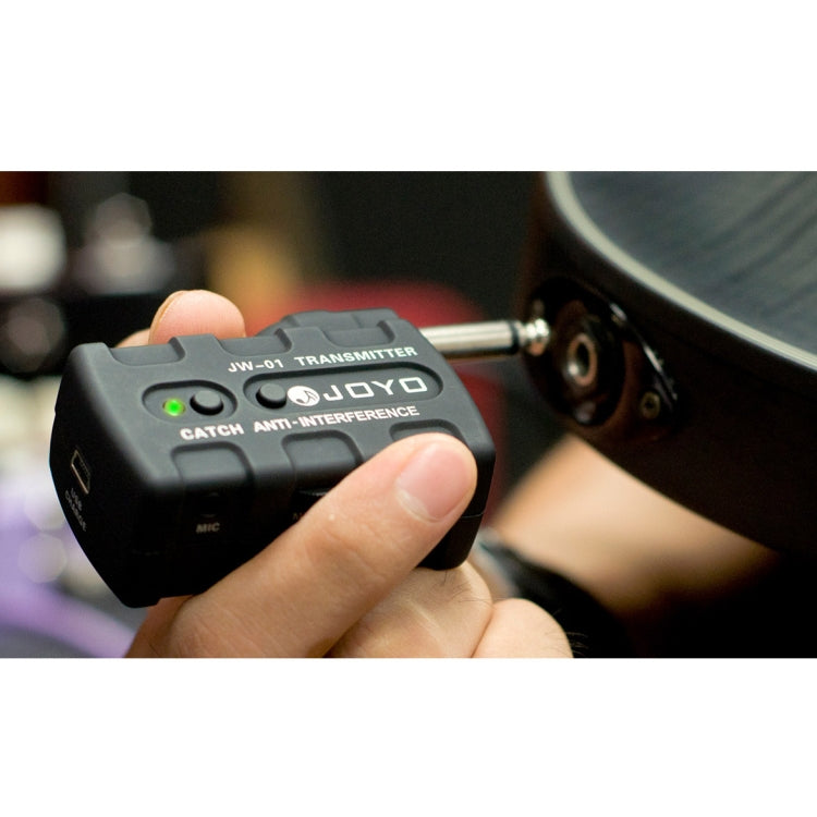 JOYO JW-01 Low Noise Portability Guitar Wireless Audio Transmitter Audio Receiver, Plug:EU Plug(Black) - Stringed Instruments by JOYO | Online Shopping UK | buy2fix