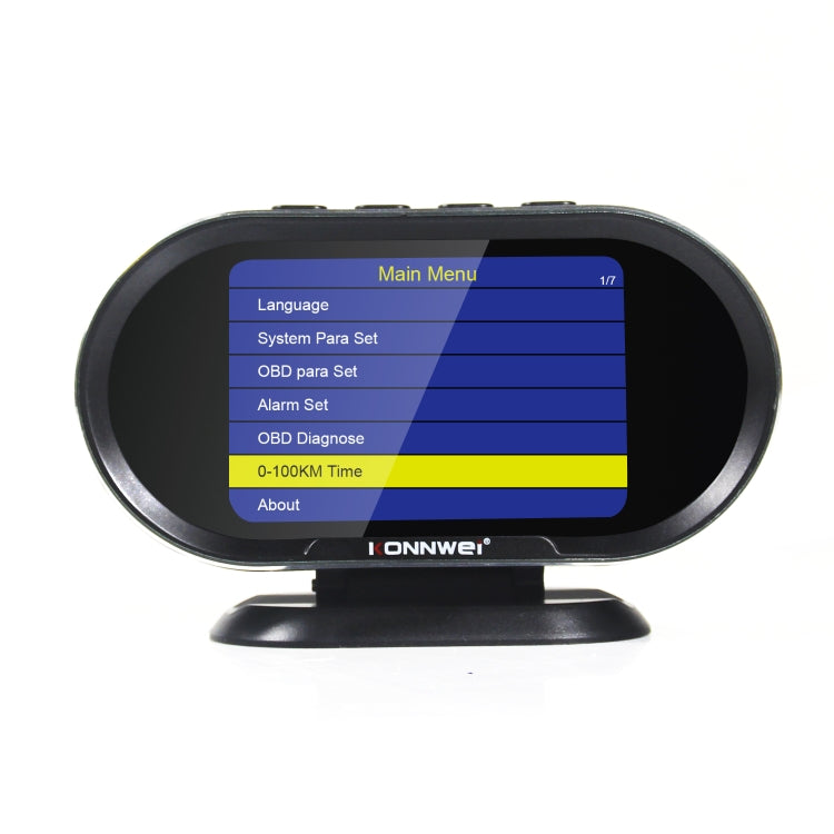 KONNWEI KW206 2 in 1 OBDII / EOBD12V Car Fault Scanner + 3.5 inch LCD Monitor - Code Readers & Scan Tools by KONNWEI | Online Shopping UK | buy2fix