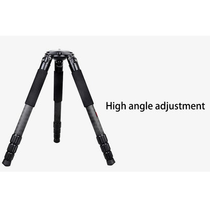 BEXIN ST424C Rugged Camcorder Photographic Carbon Fiber Big Tripod, Max Tube: 40mm - Tripods by BEXIN | Online Shopping UK | buy2fix