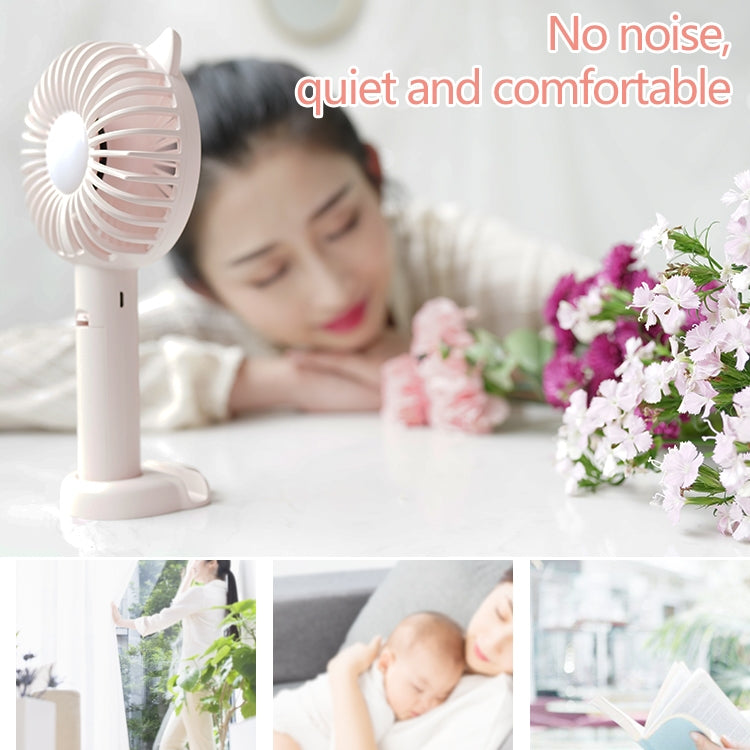 N10 Multi-function Handheld Desktop Holder Electric Fan, with 3 Speed Control (Sky Blue) - Consumer Electronics by buy2fix | Online Shopping UK | buy2fix