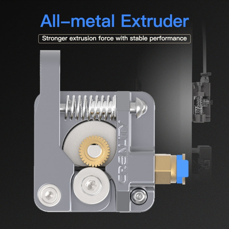 Creality All Metal Silver Block Bowden Extruder Kit for Ender-3 / Ender-3 Pro / Ender-3 V2 / CR-10 Pro V2 3D Printer - Consumer Electronics by Creality | Online Shopping UK | buy2fix