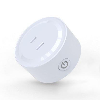 10A Round Shape WiFi Mini Plug APP Remote Control Timer Smart Socket, Support Alexa & Google Home, AC 100-240V, JP / US Plug - Consumer Electronics by buy2fix | Online Shopping UK | buy2fix