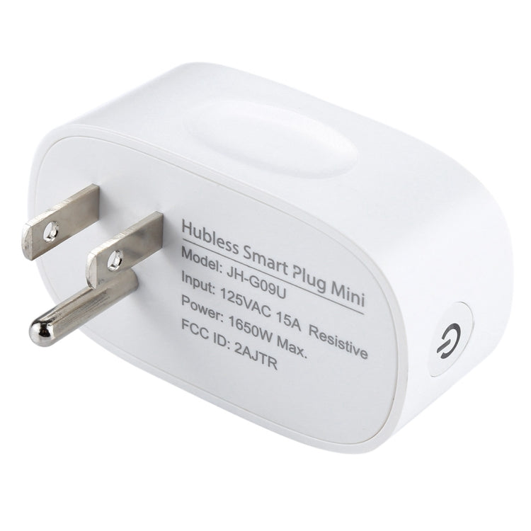 JH-G09U 15A 2.4GHz WiFi Control Hubless Smart Home Power Socket Works with Alexa  & Google Home, AC 100-240V, US Plug (White) - Consumer Electronics by buy2fix | Online Shopping UK | buy2fix