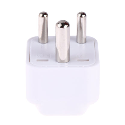 Portable Universal Socket to (Small) South Africa Plug Power Adapter Travel Charger (White) - Consumer Electronics by buy2fix | Online Shopping UK | buy2fix