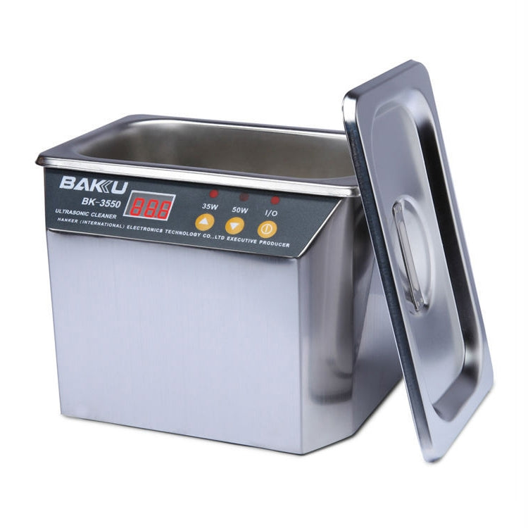 BAKU BK-3550 35W / 50W Adjustable 0.8L LCD Display Ultrasonic Cleaner, AC 220V, EU Plug - Home & Garden by BAKU | Online Shopping UK | buy2fix