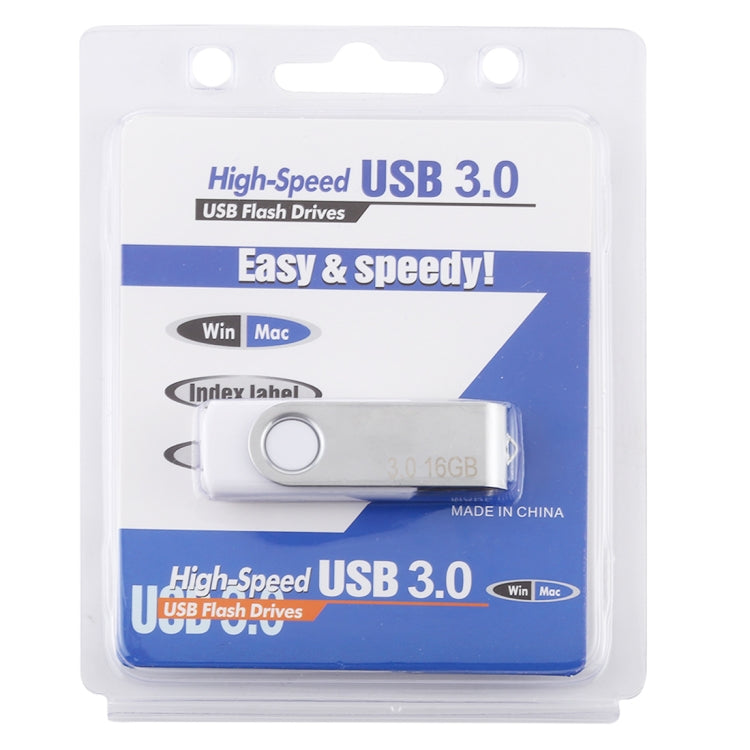 16GB Twister USB 3.0 Flash Disk USB Flash Drive (White) - USB Flash Drives by buy2fix | Online Shopping UK | buy2fix