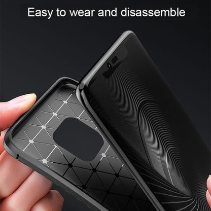 Beetle Shape Carbon Fiber Texture Shockproof TPU Case for Huawei Mate 20 Pro(Black) - Mobile Accessories by buy2fix | Online Shopping UK | buy2fix