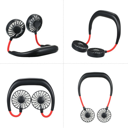 Multi-function Portable Adjustable Wearable Sport Fan(Black) - Consumer Electronics by buy2fix | Online Shopping UK | buy2fix